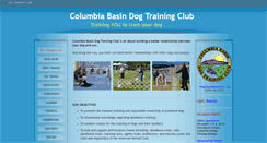 Desktop Screenshot of columbiabasindogtc.org