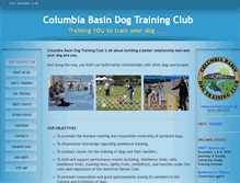 Tablet Screenshot of columbiabasindogtc.org